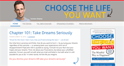 Desktop Screenshot of choosethelifeyouwant.net