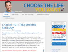 Tablet Screenshot of choosethelifeyouwant.net